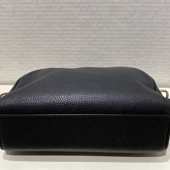 KATE SPADE “Mulberry Street Darian” Black Pebbled Leather Crossbody Bag - Picture 8 of 14